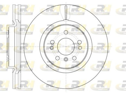 Гальмівний диск roadhouse 61165.10