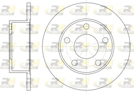 Гальмівний диск roadhouse 6121.00