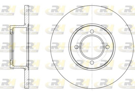 Гальмівний диск roadhouse 6127.00
