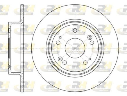 Гальмівний диск roadhouse 61278.00