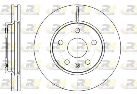Гальмівний диск roadhouse 61285.10