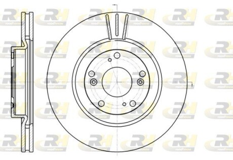 Гальмівний диск roadhouse 61297.10