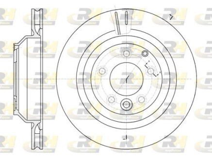 Диск тормозной roadhouse 61302.10