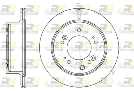 Гальмівний диск roadhouse 61306.10
