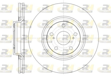 Тормозной диск roadhouse 6132910 (фото 1)