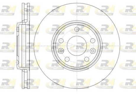 Гальмівний диск roadhouse 61344.10