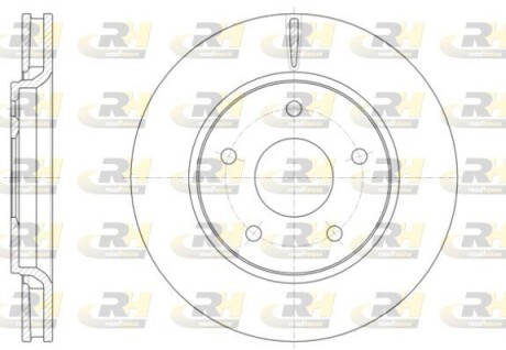 Гальмівний диск roadhouse 61393.10