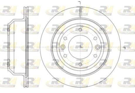 Гальмівний диск roadhouse 61397.10