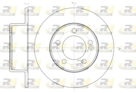 Гальмівний диск roadhouse 61433.00