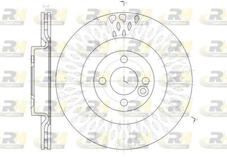 Гальмівний диск roadhouse 61442.10