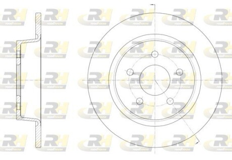 Гальмівний диск roadhouse 61459.00