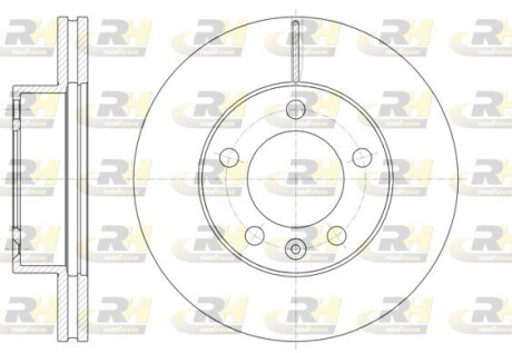 Гальмівний диск roadhouse 61475.10