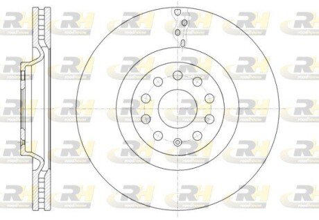 Гальмівний диск roadhouse 61485.10