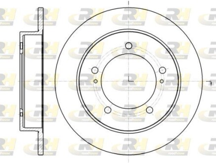 Гальмівний диск roadhouse 61490.00
