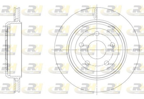 Диск тормозной roadhouse 6151310 (фото 1)