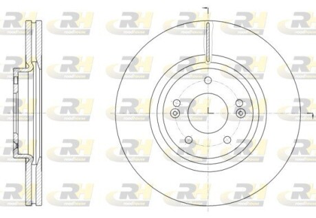 Гальмівний диск roadhouse 61514.10