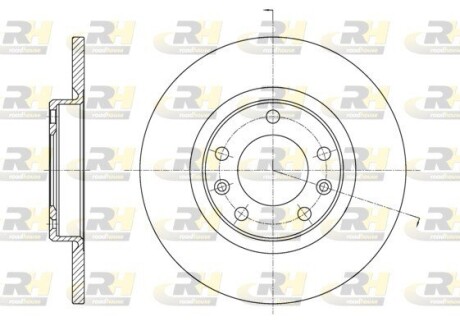 Гальмівний диск roadhouse 61555.00