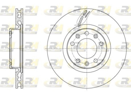 Гальмівний диск roadhouse 61583.10