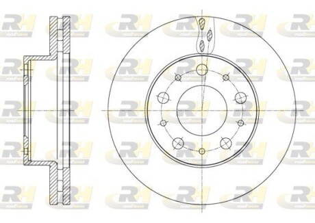 Гальмівний диск roadhouse 61600.10