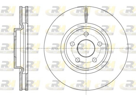 Гальмівний диск roadhouse 61602.10