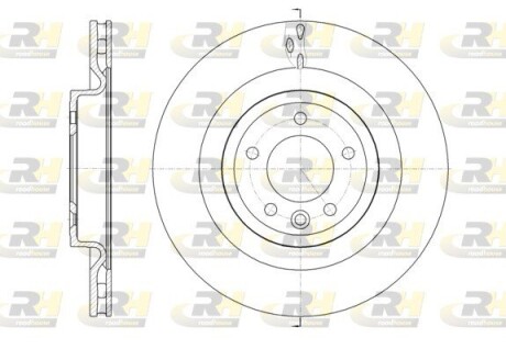 Гальмівний диск roadhouse 61614.10