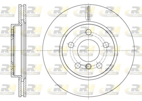 Гальмівний диск roadhouse 61617.10
