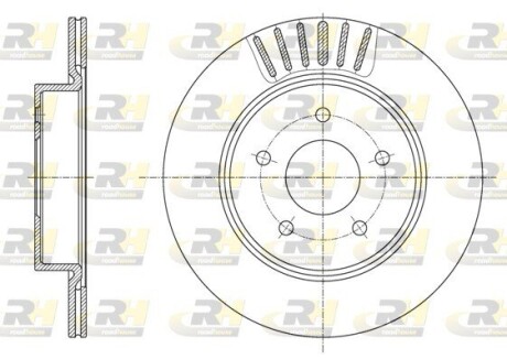 Гальмівний диск roadhouse 61623.10