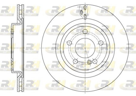 Гальмівний диск roadhouse 61633.10
