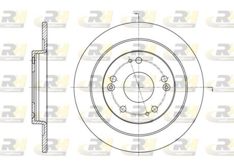 Гальмівний диск roadhouse 61654.00