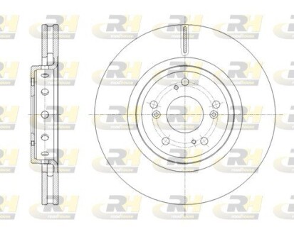 Гальмівний диск roadhouse 61658.10