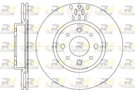 Гальмівний диск roadhouse 6189.10