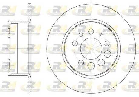 Тормозной диск roadhouse 6283.00