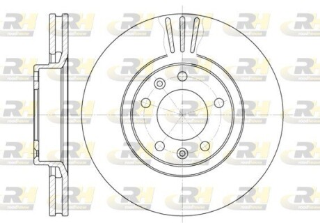 Тормозной диск roadhouse 6307.10