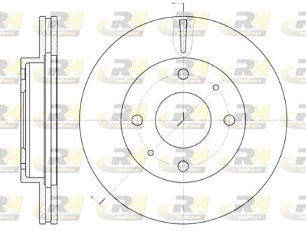 Гальмівний диск roadhouse 6376.10