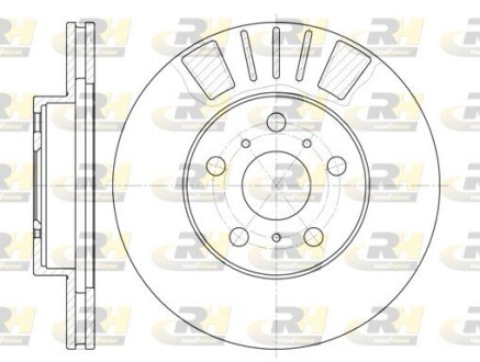 Гальмівний диск roadhouse 6445.10
