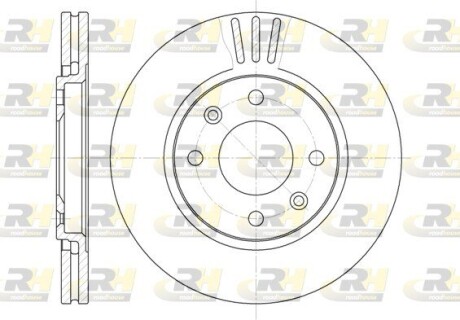 Гальмівний диск roadhouse 6449.10