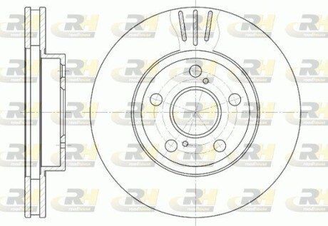 Гальмівний диск roadhouse 6540.10