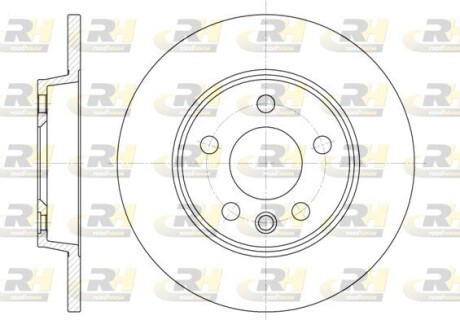 Гальмівний диск roadhouse 6558.00