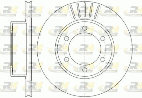 Гальмівний диск roadhouse 6562.10