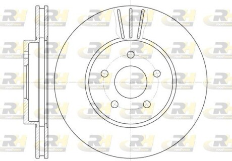 Гальмівний диск roadhouse 6607.10