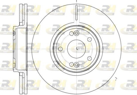 Гальмівний диск roadhouse 6612.10