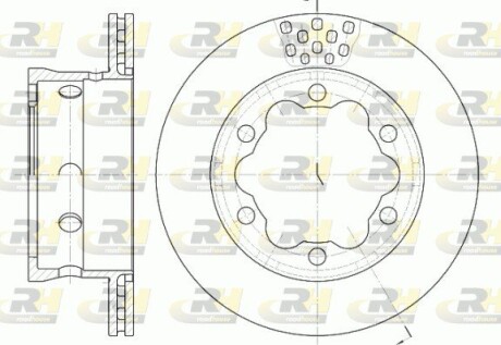 Гальмівний диск roadhouse 6623.10
