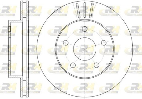 Гальмівний диск roadhouse 6626.10