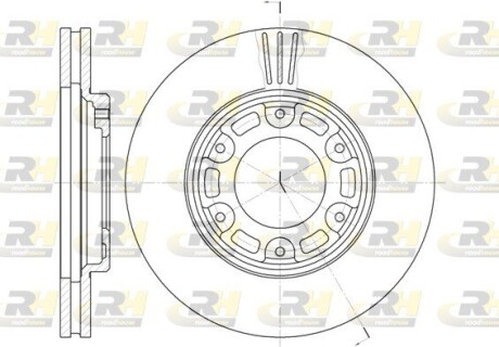 Гальмівний диск roadhouse 6634.10
