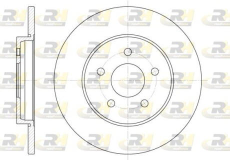 Гальмівний диск roadhouse 6661.00