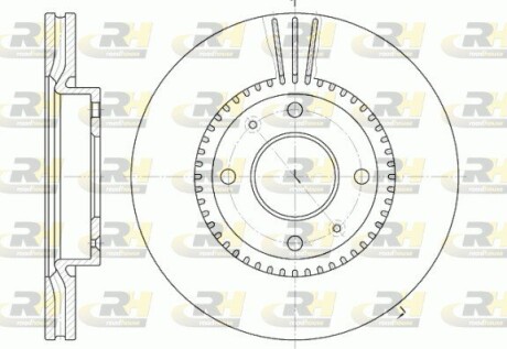Гальмівний диск roadhouse 6668.10