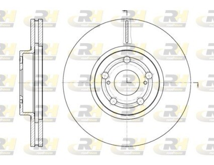 Гальмівний диск roadhouse 6701.10