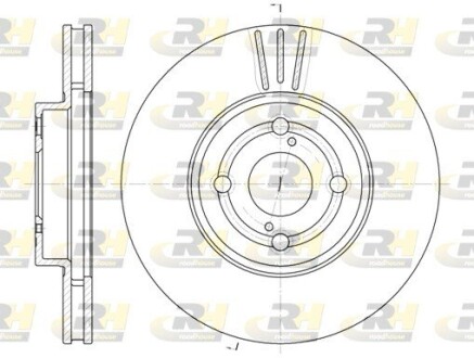Гальмівний диск roadhouse 6703.10