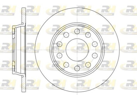 Гальмівний диск roadhouse 6731.00