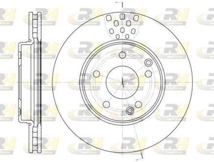 Гальмівний диск roadhouse 6751.10